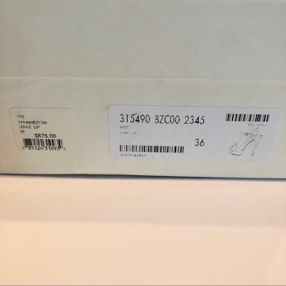 ⛔️SOLD⛔️Authentic YSL Tribute Sandal Brown Size 36 - Picture 6 of 8